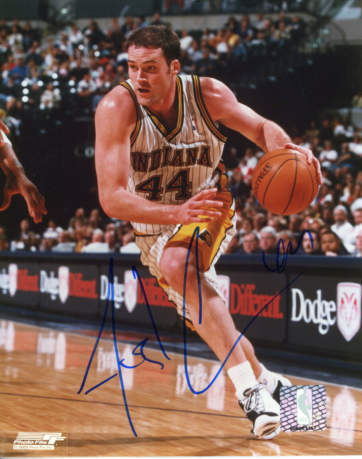 Austin Croshere Autographed 8x10 Indiana Pacers#S1462