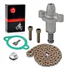 Cam Timing Chain and Tensioner w/Gasket Compatible with Yamaha Rhino 660 YXR660F Grizzly 660 2002-2008 5KM-12210-00-00