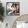 Diamond Painting-5D Full Round Drill Clown(40*40 CM)