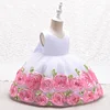 Baby Girl Flower Baptism Newborn Wedding Infant Party Dresses
