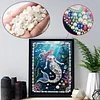 Diamond Painting-DIY Special Shaped Drill Pearl Painting Mermaid(30x40cm)
