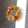 DIY Acrylic Special Shaped Diamond Painting Fall Wreath Ornament Hanging Kit