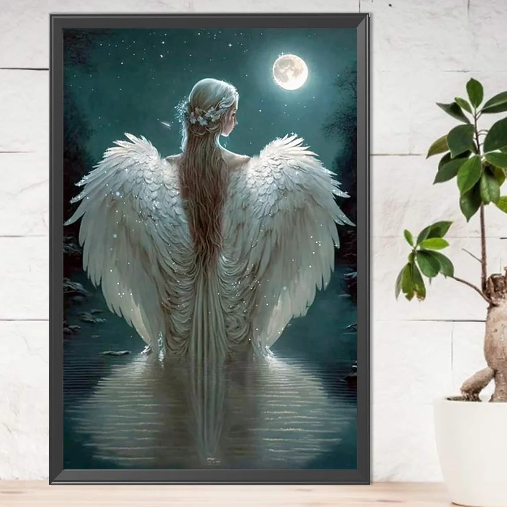 Partial AB Diamond Painting - Full Round Drill - Angel(Canvas|45*65cm)