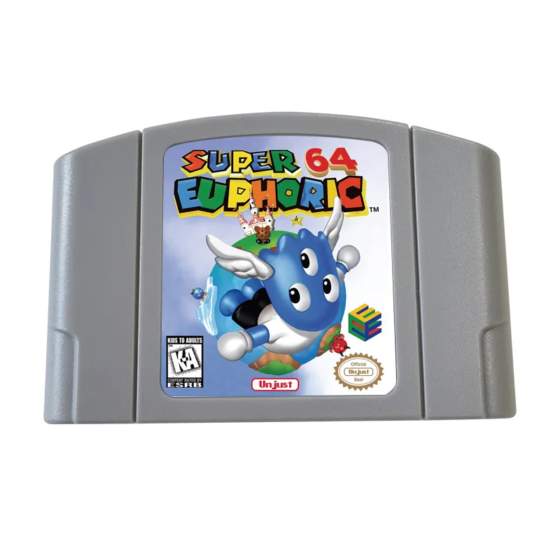 Super 64 EUPHORIC N64 Cartridge For Nintendo 64 Game Console