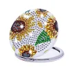 Mandala/Tournesol/Fleur-Miroir de Maquillage de Peinture au Diamant