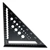 Miter Square Ruler Metric Miter Framing Measurement Ruler (7IN)