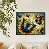 5D DIY Full Round Drill Stained Glass Diamond Painting Sunflower 40x30cm