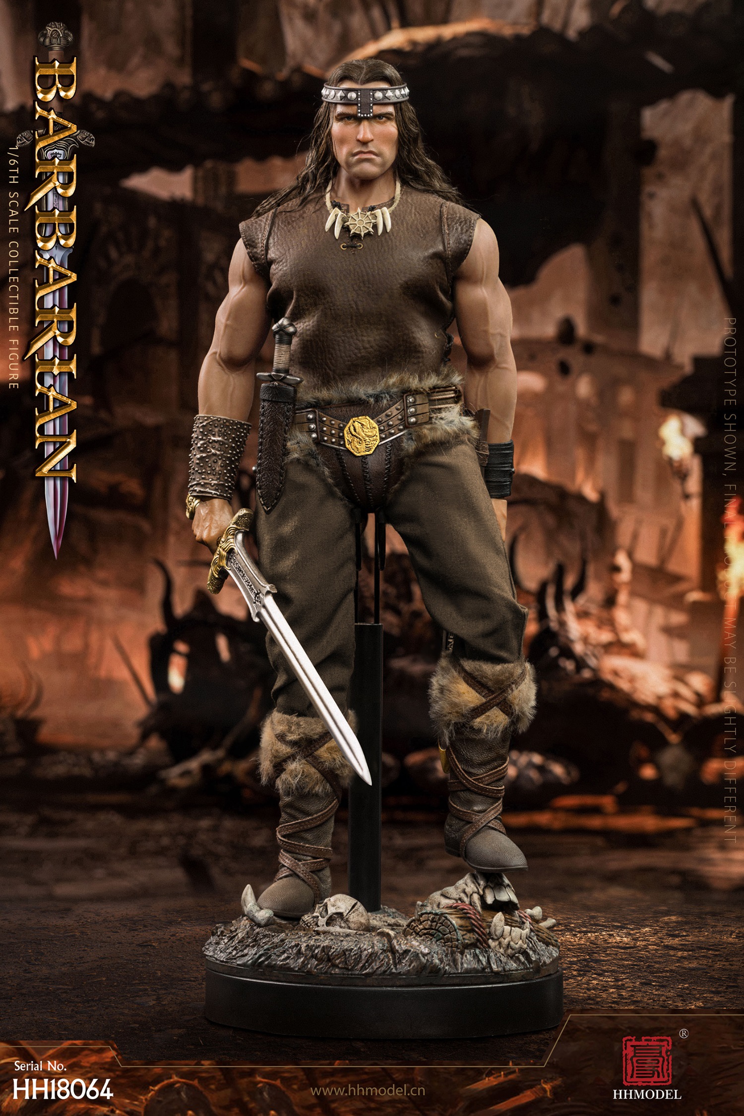 PRE-ORDER HHMODEL & HAOYUTOYS Imperial Legion Barbarian (HH18064) 1/6 Action Figure