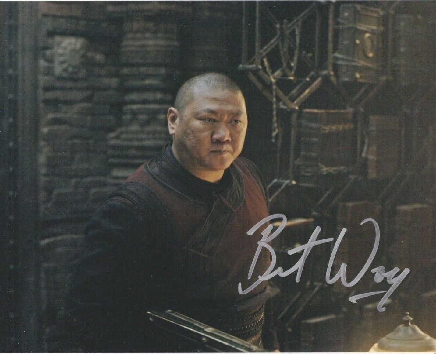 Signed Original Color Photo Poster painting of Benedict Wong of Doctor Strange