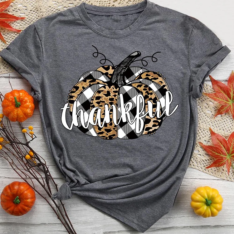 Thankful Pumpkin  T-Shirt Tee-08527