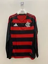 2025/2026 Long Sleeve Flamengo Home Football Shirt 1:1 Thai Quality