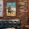 Cowboy Code - Vintage Metal Signs - 20*30cm/30*40cm - Western