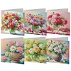 6Pcs Strauß Vase - 5d DIY Handwerk Grußkarte