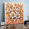 (Pre-Framed)Flowers-Special Shape Diamond Painting Kit(25x25cm)