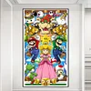 (Grande Taille) Super mario-plein diamant rond peinture-45 * 75cm