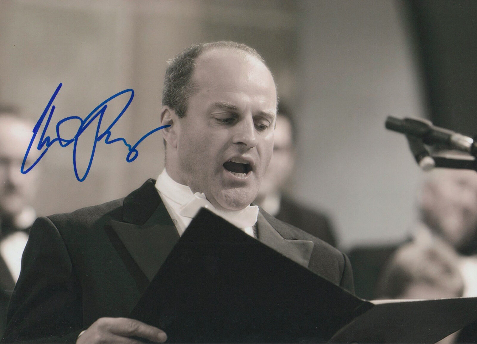 Christopher Purves Opera signed 8x12 inch Photo Poster painting autograph