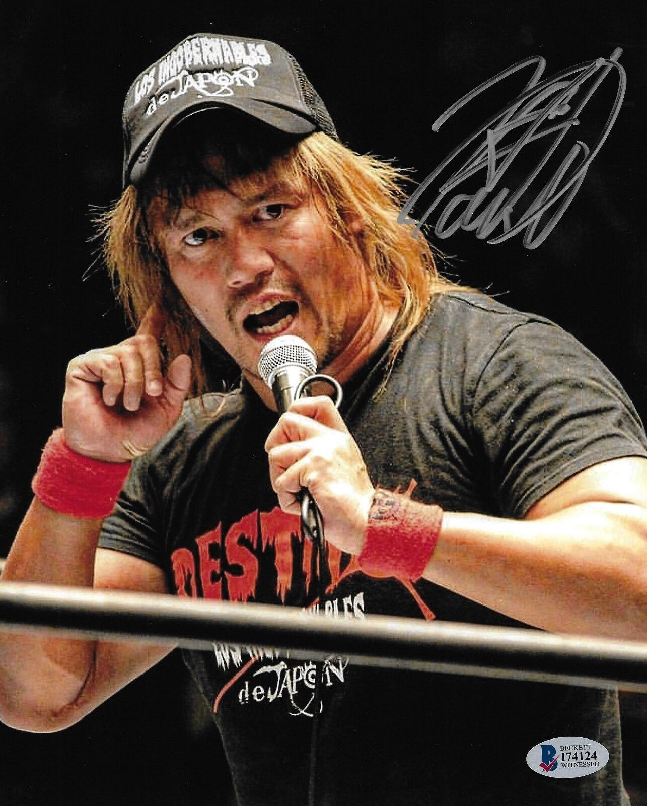 Tetsuya Naito Signed 8x10 Photo Poster painting BAS COA New Japan Pro Wrestling CMLL Autograph 3