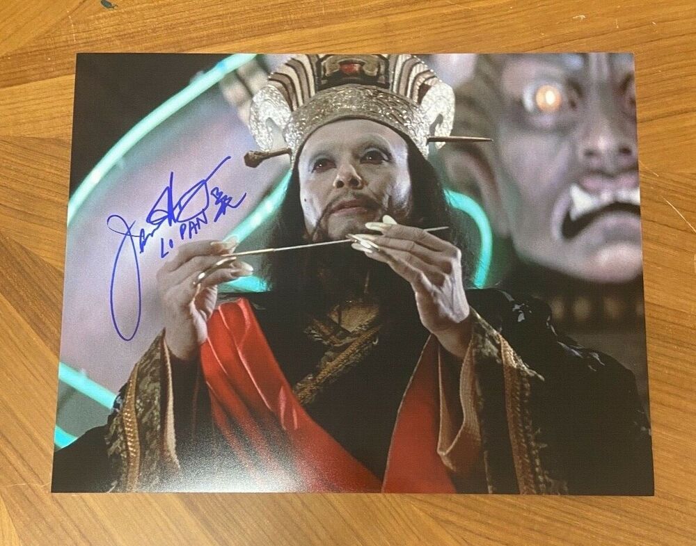 * JAMES HONG * signed 11x14 Photo Poster painting * BIG TROUBLE IN LITTLE CHINA * LO PAN * 21