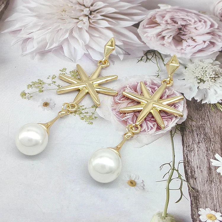 Honkai Star Rail Robin Cosplay Earrings Zinc Alloy 