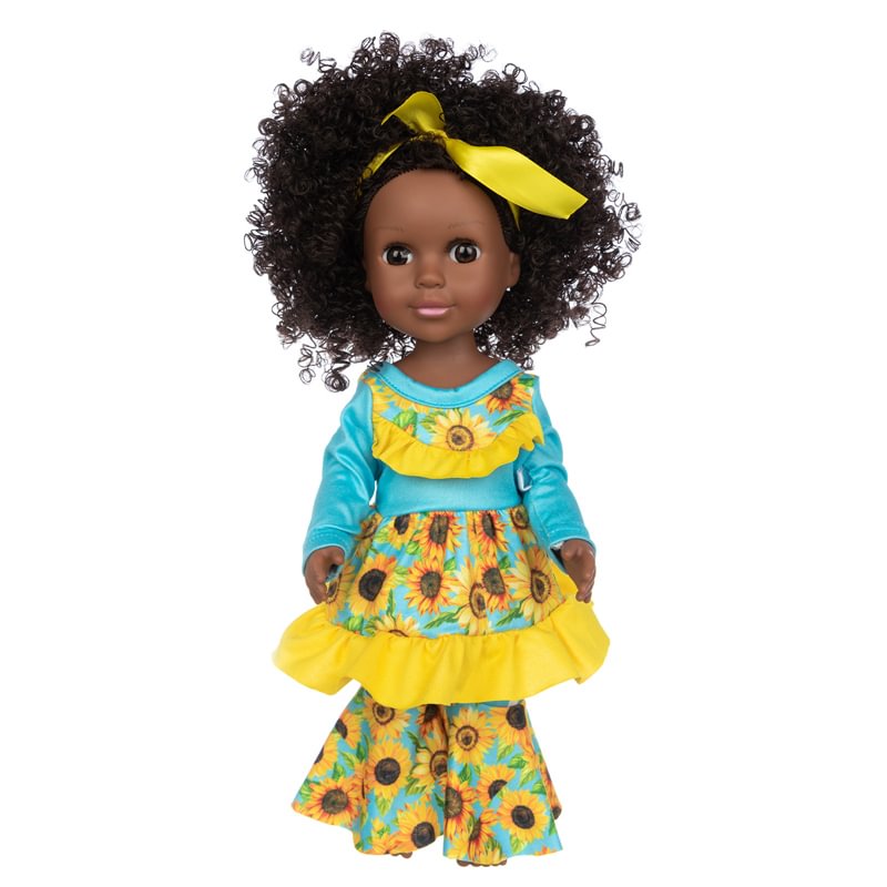 14in African American doll with 2 Outfit Set and Dolls clothes ...