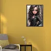 Sweet Cool Girl-Full Round Diamond Painting 30*40CM