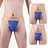 Sellsworld 3pcs Mens Sexy Thong Panties Low-Waisted Mesh Jock Strap G-Strings Brief Man T-Back Open Butt Lingerie Elasticity Gay Underwear