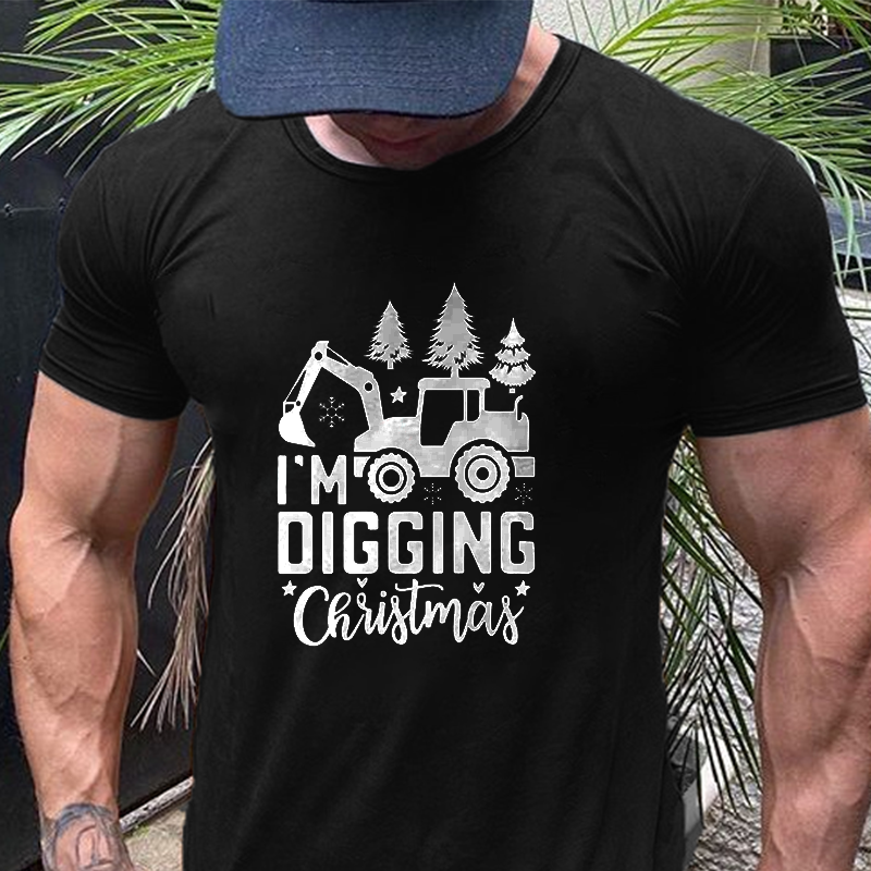 Im Digging Christmas T-Shirt ctolen