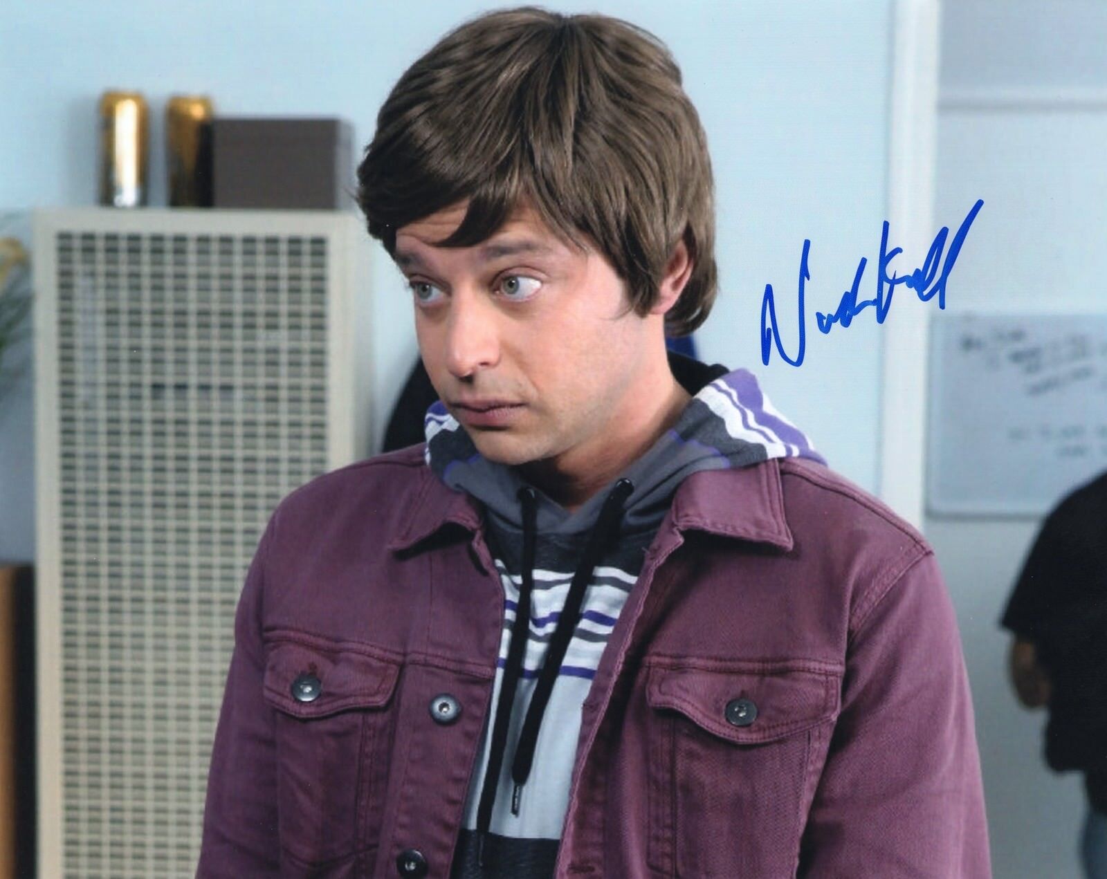 Nick Kroll signed The League 8x10 Photo Poster paintinggraph w/COA Ruxin #6