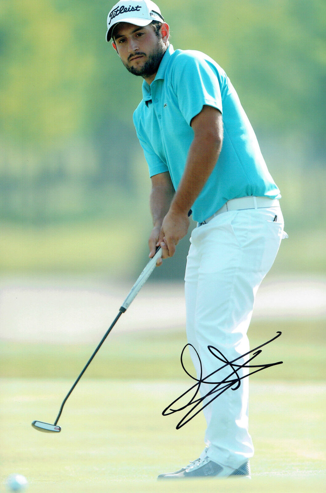 Alexander LEVY 12x8 Photo Poster painting Signed Autograph European Tour Golf Winner AFTAL COA