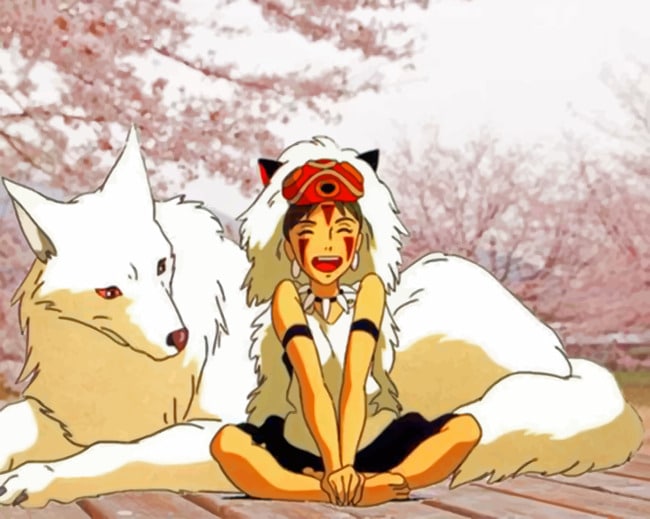

San Princess Mononoke – Art Paint By Numbers - 40*50CM, 501 Original