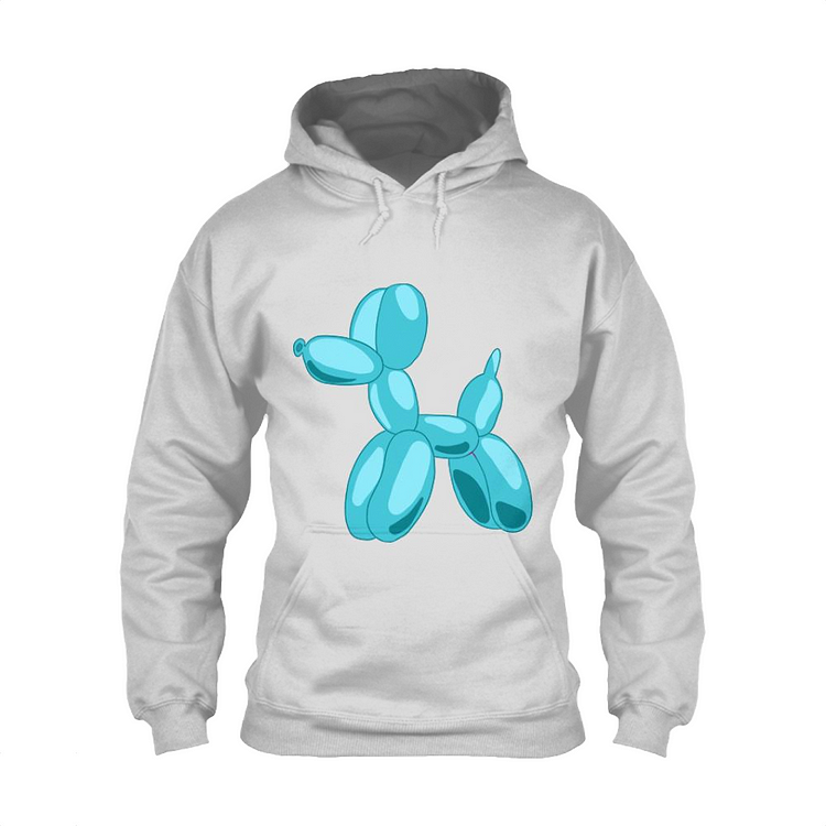 Blue Balloon In Poodle Shape, Poodle Classic Hoodie