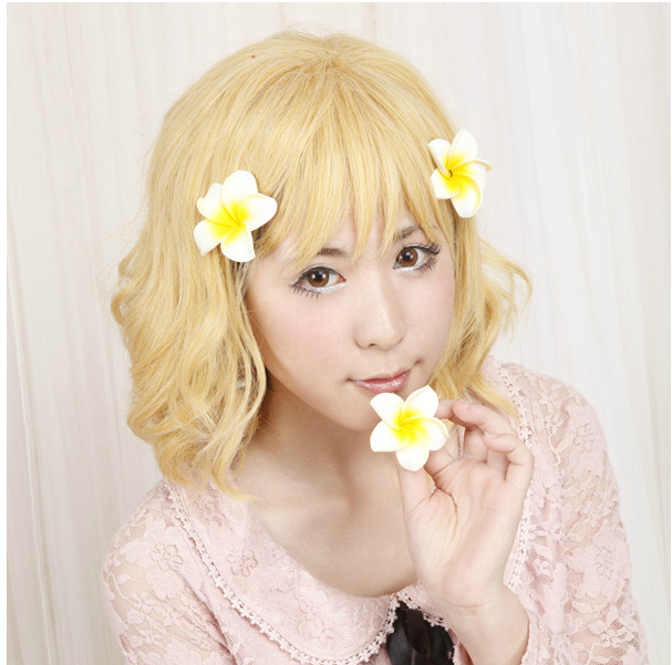 Golden Yellow Cosplay Kagamine Sisters RIN Bobo Wig 50cm SP152589