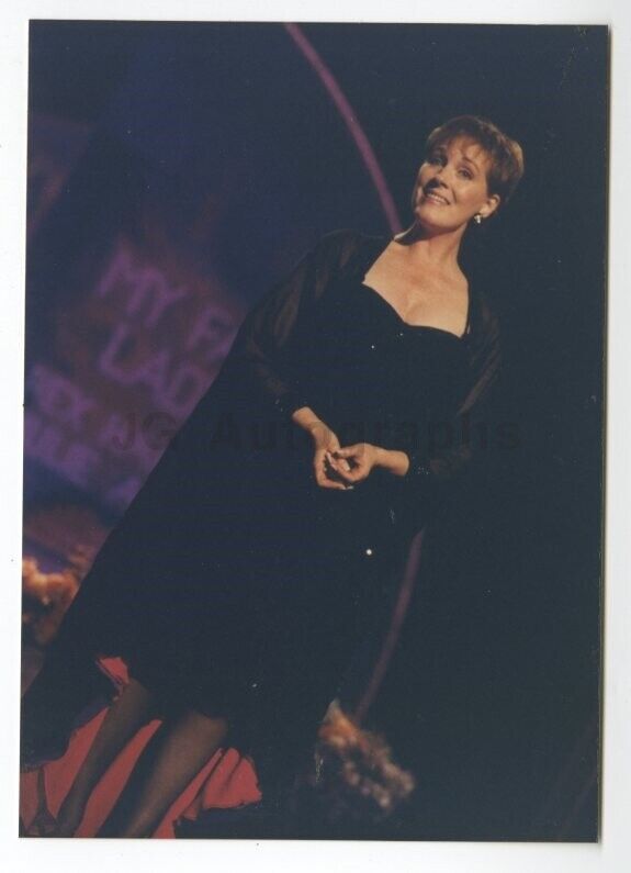 Julie Andrews - Candid Photo Poster paintinggraph by Peter Warrack - Previously Unpublished