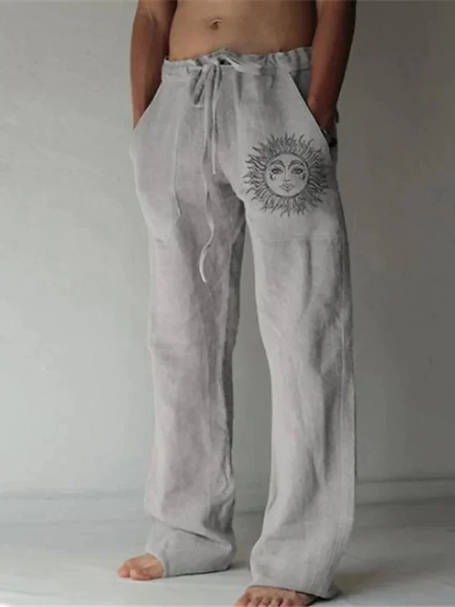 Cozymoo Men's Fashion Streetwear Straight Trousers