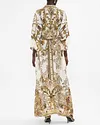 Waist Tie Long Kaftan