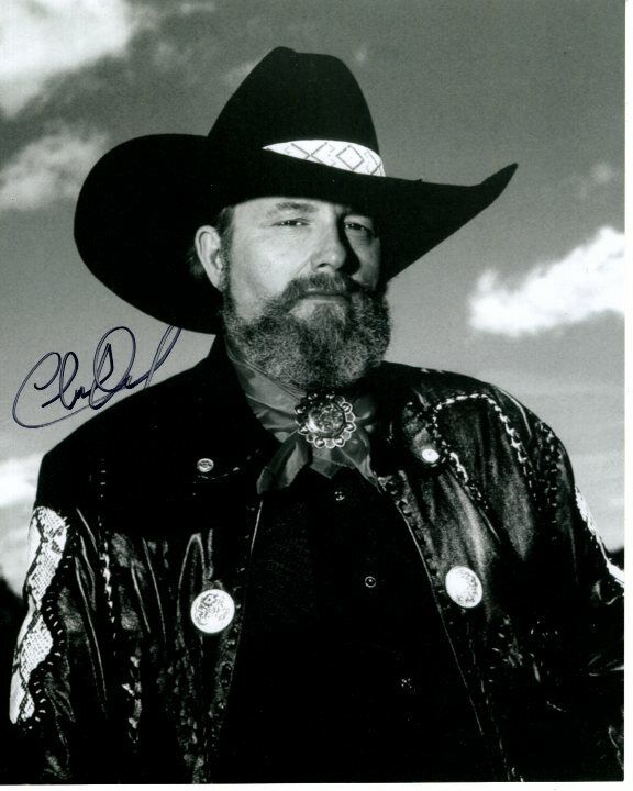 CHARLIE DANIELS Signed Autographed Photo Poster painting