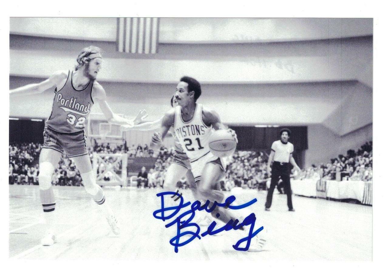 Dave Bing Signed Autographed 4 x 6 Photo Poster painting Detroit Pistons A