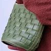 Hand Woven Vintage Leather Woven Crossbody Bag
