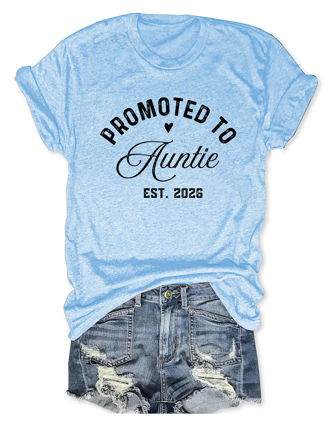 Promoted To Auntie T-shirt
