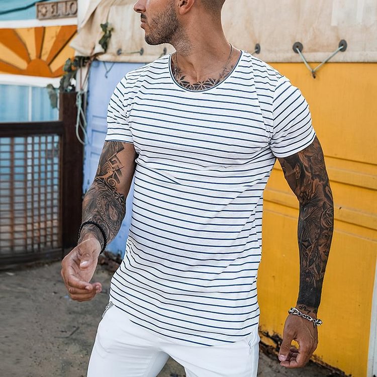 T-shirt Blue Stripes