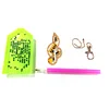 5pcs DIY Full Drill Diamond Paintng Special-shaped Musical Notes Key Chains