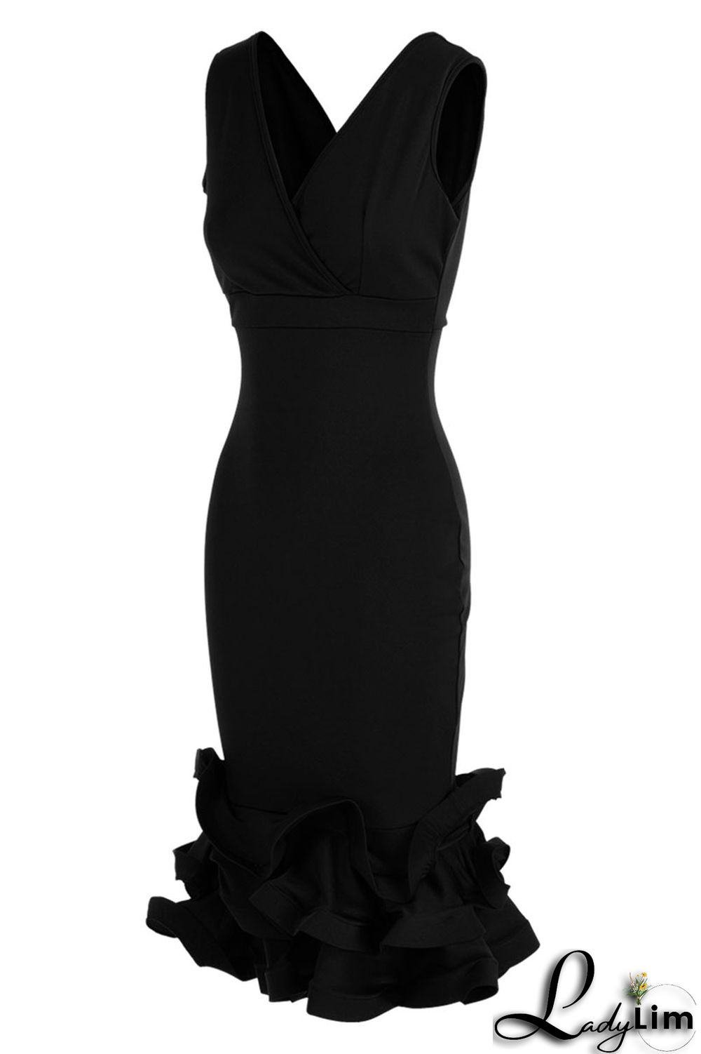 Green Fashion Sexy Solid Split Joint V Neck Evening Dress