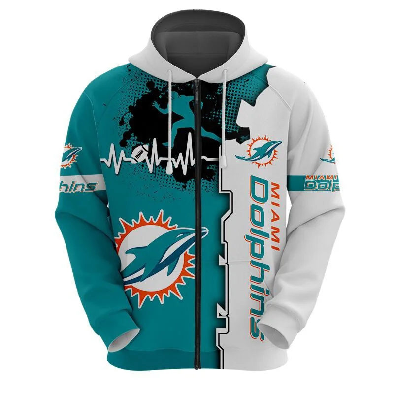 Fashionable 3d Pattern Printed NFL Football Hoodie