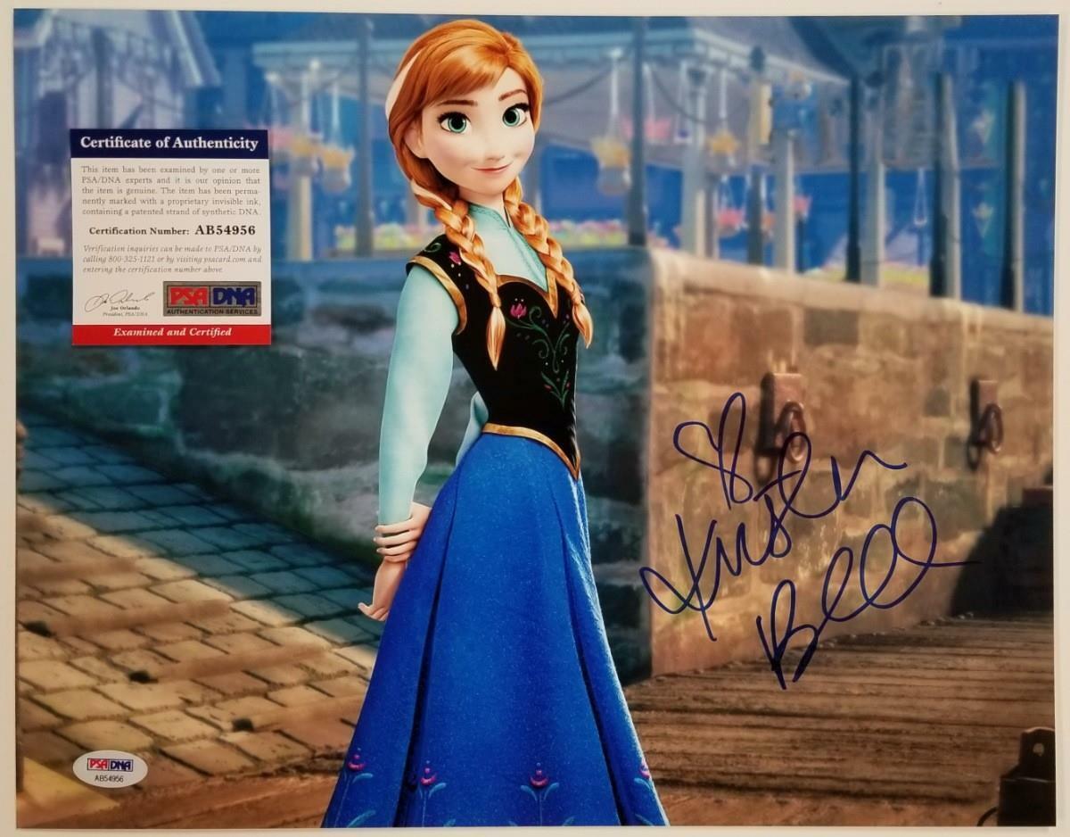 Kristen Bell signed Disney's Frozen Anna 11x14 Photo Poster painting #2 Autograph ~ PSA COA