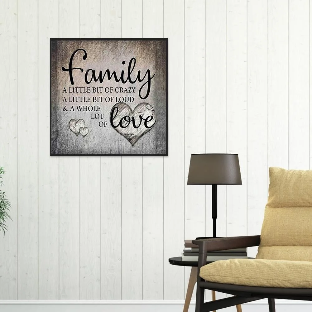 Diamond Painting - Full Round - Family Love