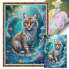 (Multi-Style) Big Size Tiger - 11CT Stamped Cross Stitch