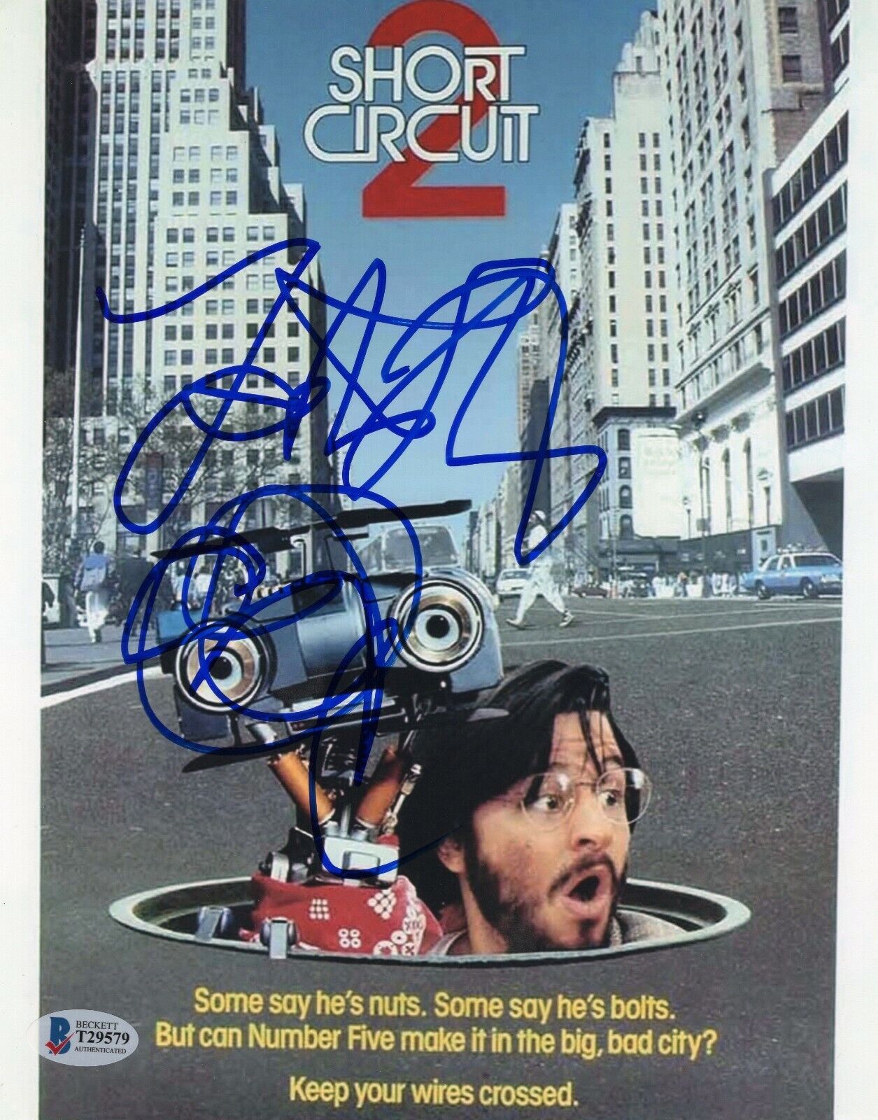 Fisher Stevens Signed 8x10 Photo Poster painting w/Beckett COA T29579 Short Circuit