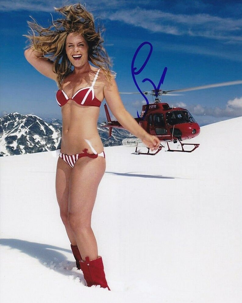 Lindsey vonn signed autographed sexy bikini Photo Poster painting usa olympic skiier