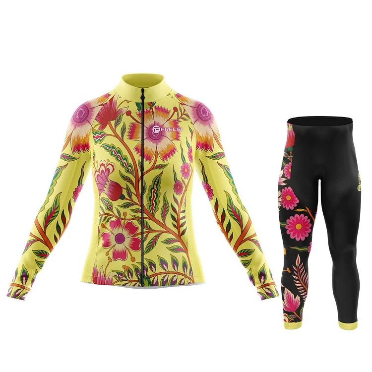 Wildflower Ride | Frelsi Long Sleeve Cycling Set