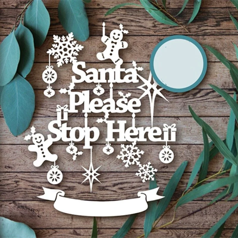 Merry Christmas Ball Cutting Dies Scrapbooking Metal Embossing DIY Stencil Album Paper Cards Decorative Crafts